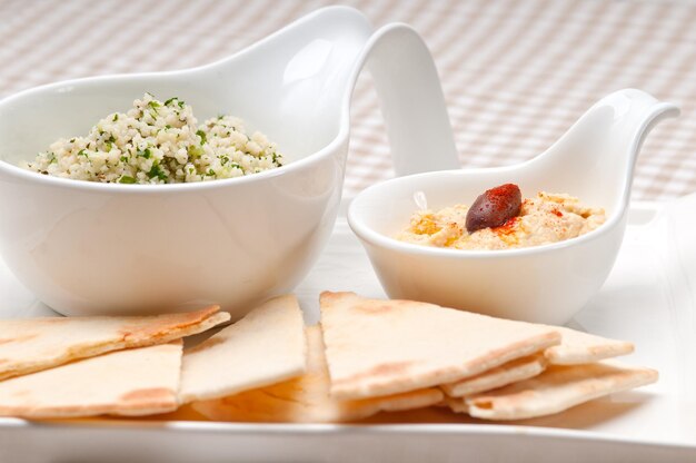 Close-up of food served on table