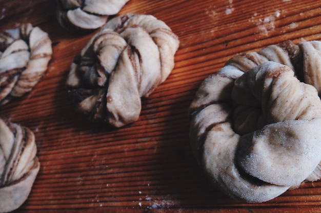 Foto prossimo piano del cibo sulla tavola