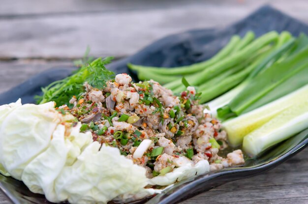 Photo close-up of food on table