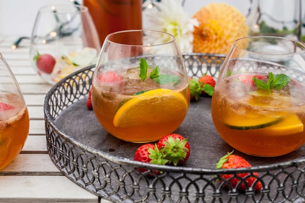 Close-up of food on table