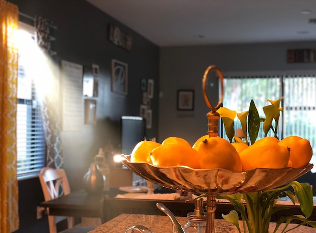 Close-up of food on table