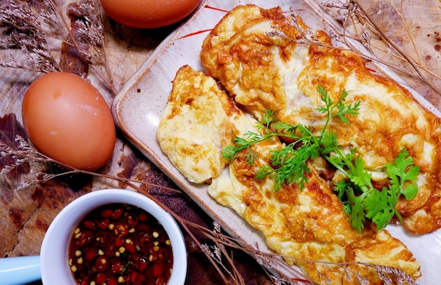 Close-up of food on table