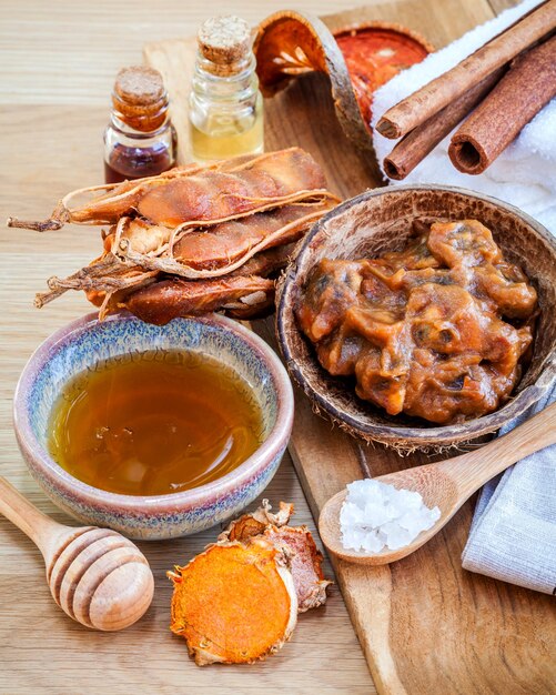 Close-up of food on table