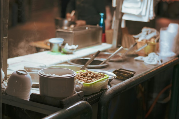 close-up of food on table