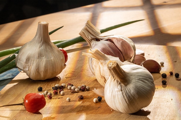 Foto prossimo piano del cibo sulla tavola