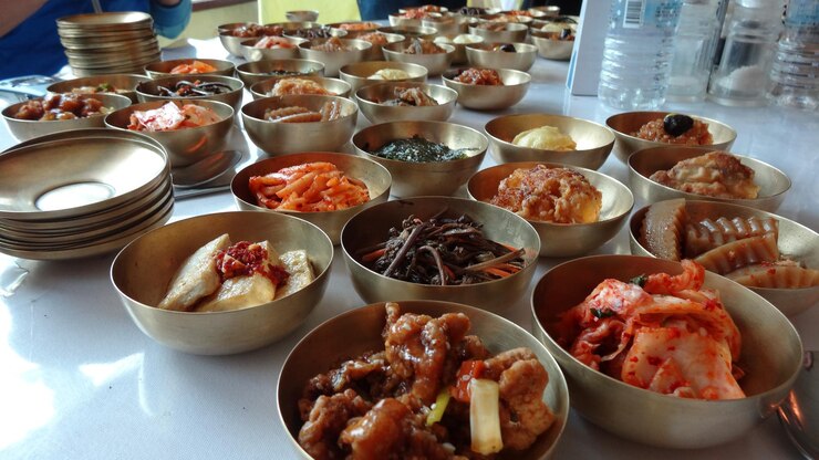 Photo 식탁 에 있는 음식 의 클로즈업