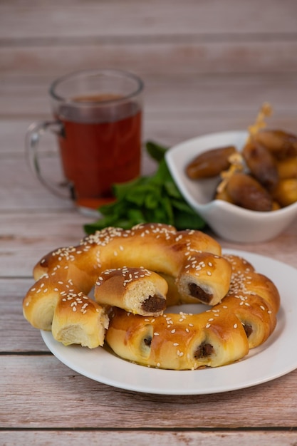 Foto prossimo piano del cibo sulla tavola