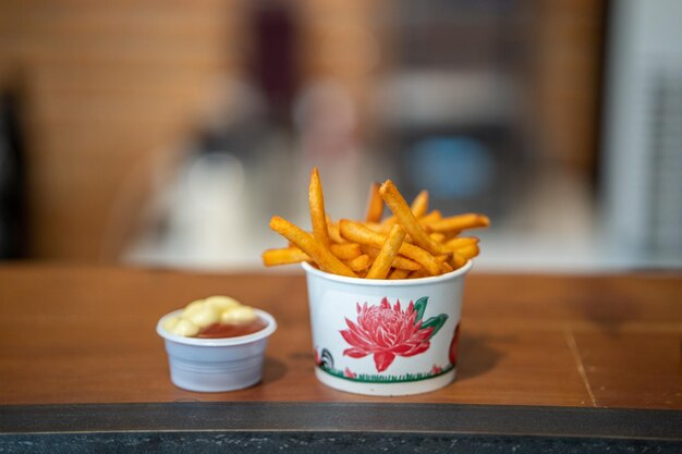 Photo close-up of food on table