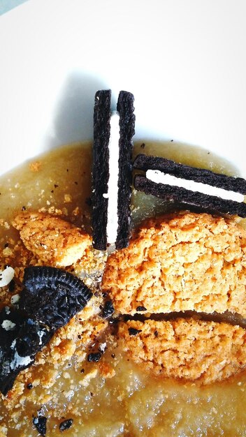 Photo close-up of food on table