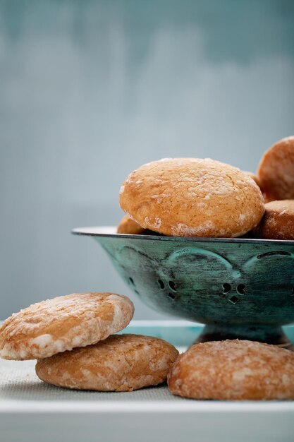 Close-up of food on table