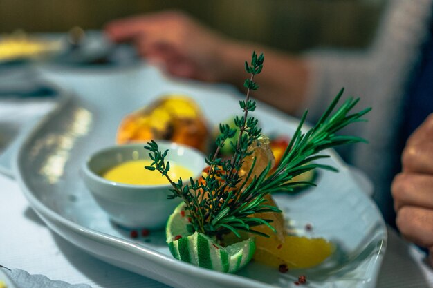 Photo close-up of food on table