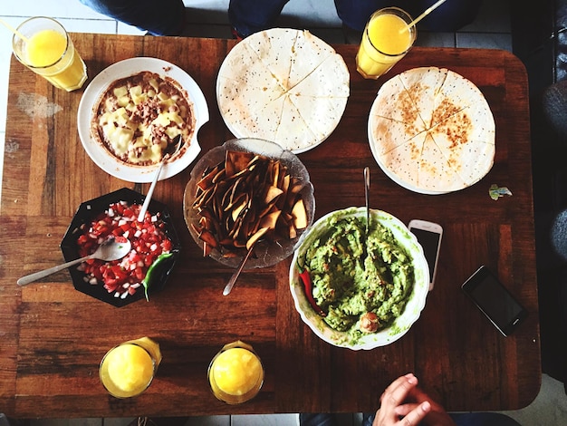 Photo close-up of food on table