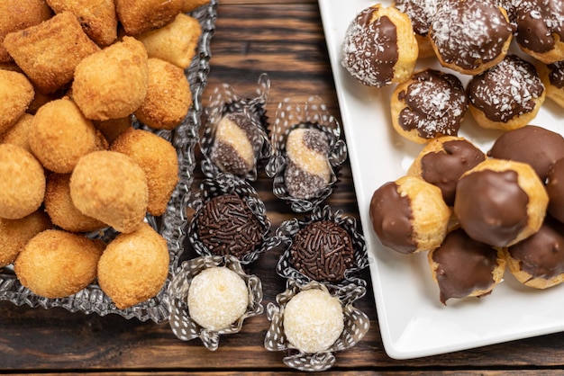 Close-up of food on table