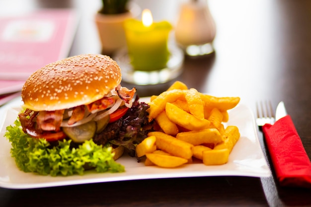 Photo close-up of food on table