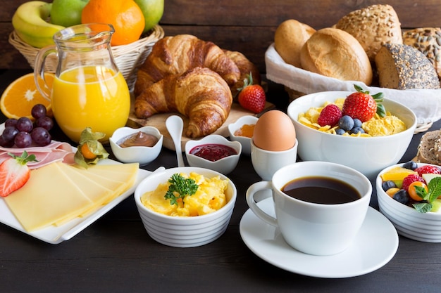 Close-up of food on table