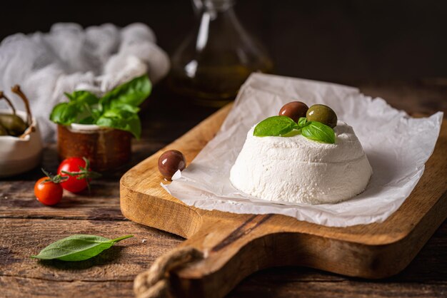 Foto prossimo piano del cibo sulla tavola