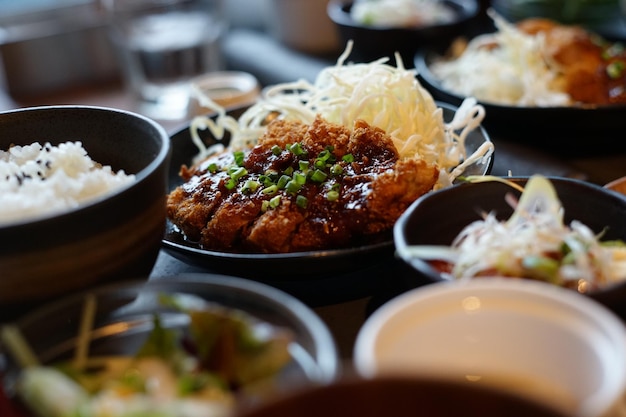 Photo close-up of food on table