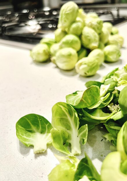 Photo close-up of food on table