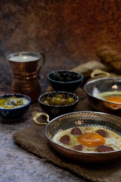 Close-up of food on table