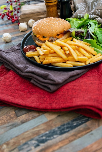 Close-up of food on table