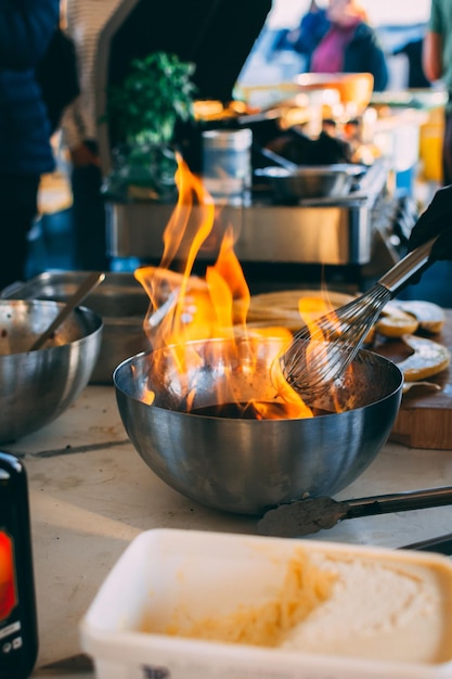 Photo close-up of food on table