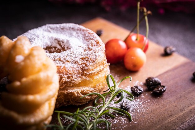 Close-up of food on table