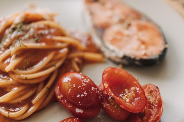 Foto prossimo piano del cibo