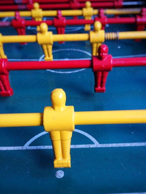 Photo close-up of foosball