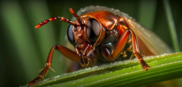 close-up foto van een bug