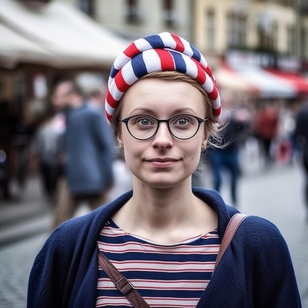 close-up foto van het gezicht van een meisje