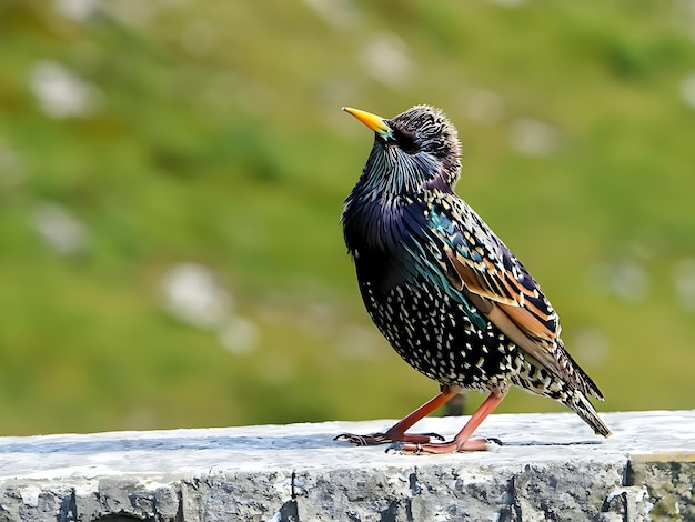 close-up foto van staling vogel ornithologie