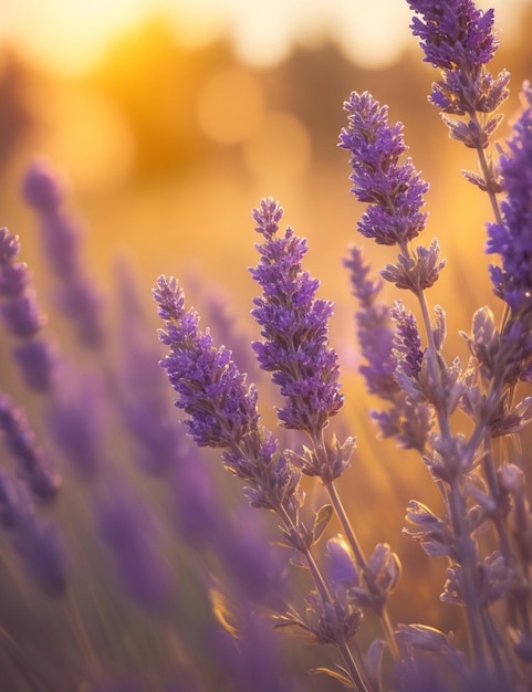 Close-up foto van wilde bloemen in het bos