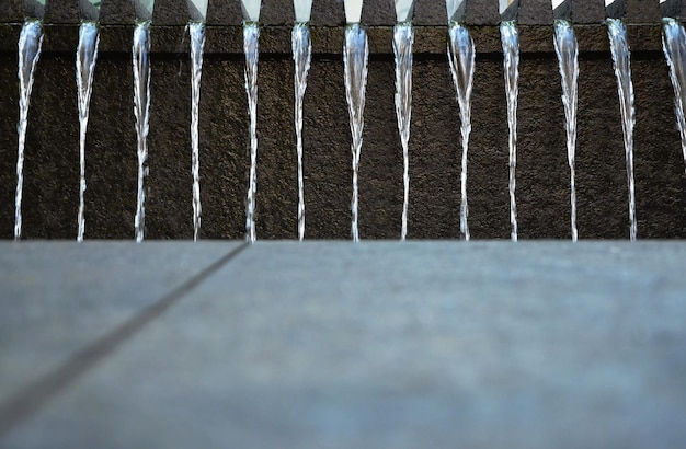 Foto prossimo piano della fontana