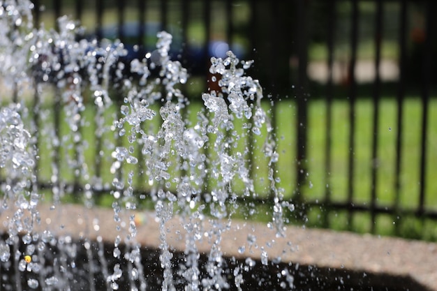 Photo close-up of fountain