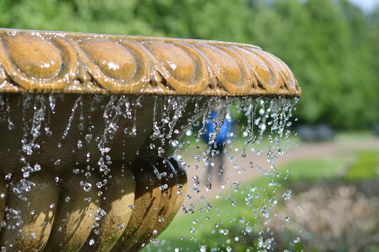 Photo close-up of fountain