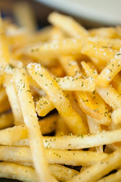 Photo close-up of french fries
