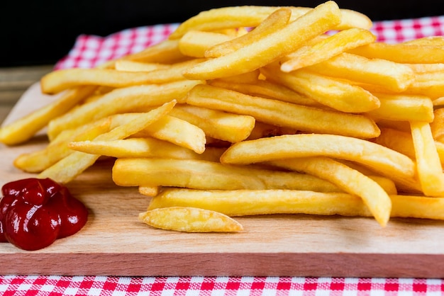 Photo close-up of french fries