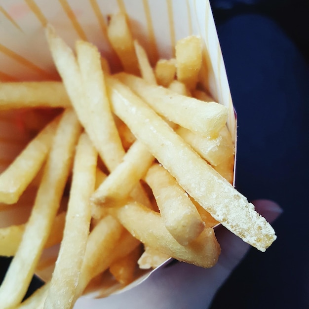 Photo close-up of french fries