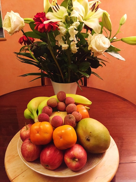 Photo close-up of fresh flowers