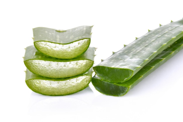 Close-up of fresh green aloe vera