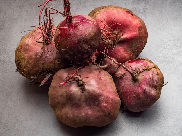 Close up of fresh harvest of beets beet background organic anti cancer food rich in iron