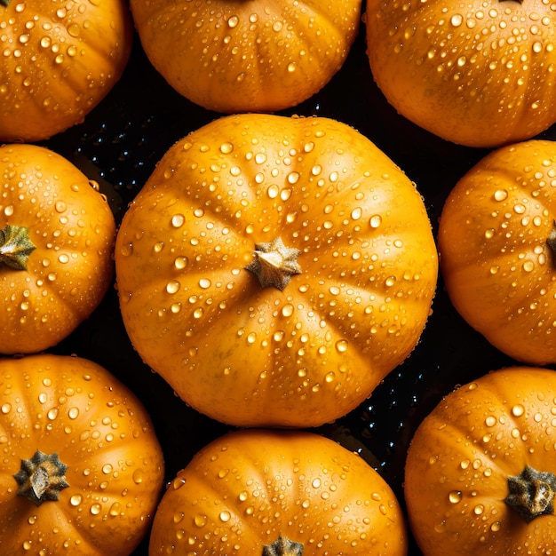 Close up of fresh pumpkin background