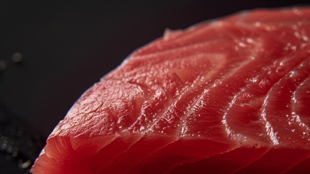 Close up of fresh salmon fillet