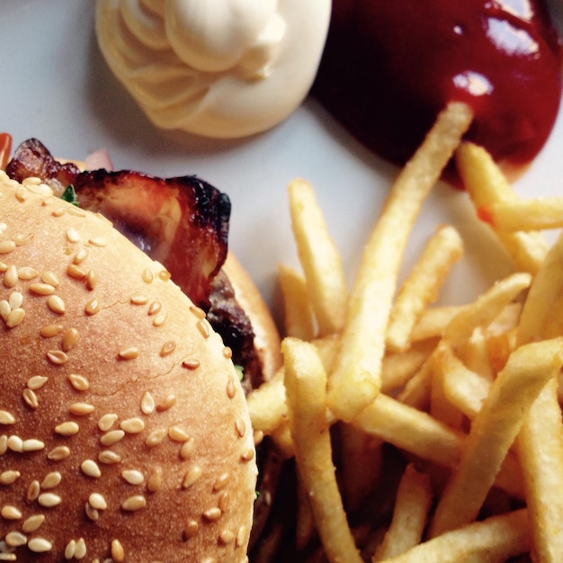 Photo close-up of fries