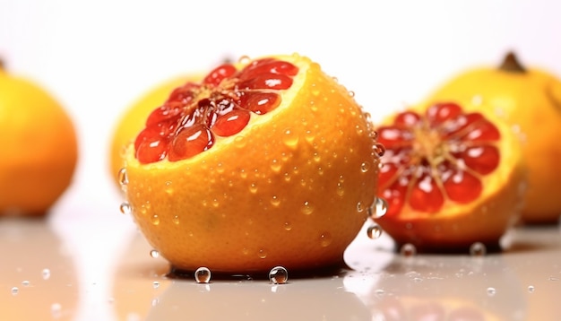 A close up fruit photo shoot Very detailed and hd quality Fruit concept