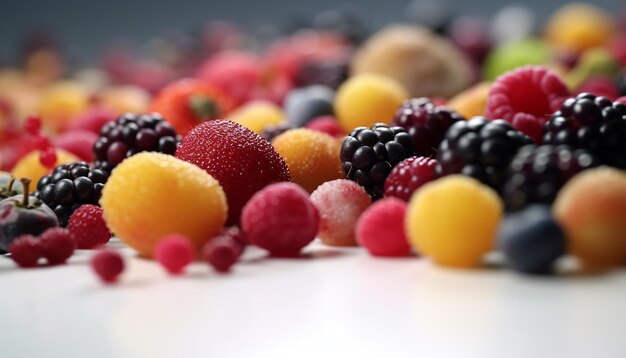 Фотосессия фруктов вблизи очень подробная и качественная фруктовая концепция