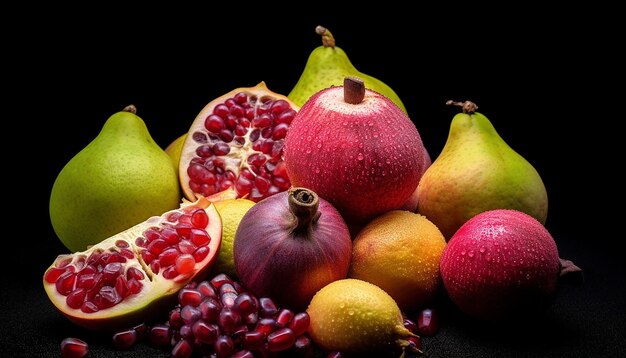 A close up fruit photo shoot Very detailed and hd quality Fruit concept