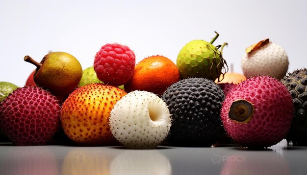 Photo a close up fruit photo shoot very detailed and hd quality fruit concept