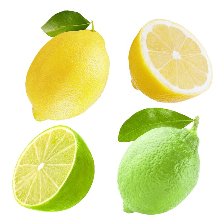 Photo close-up of fruits against white background