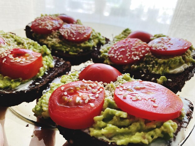 Close-up of fruits in plate